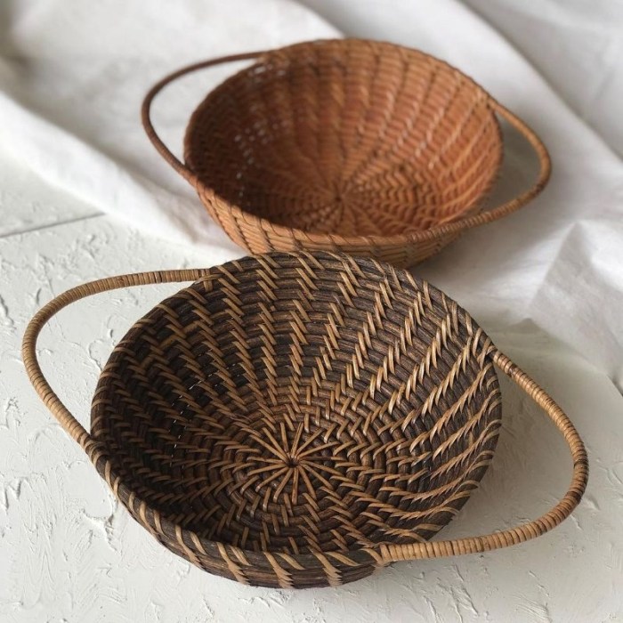 Rattan aesthetic furniture