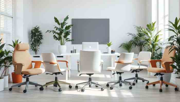 Kawaii aesthetic desk chair