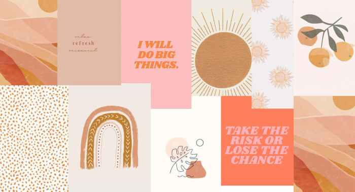 Boho aesthetic shelf