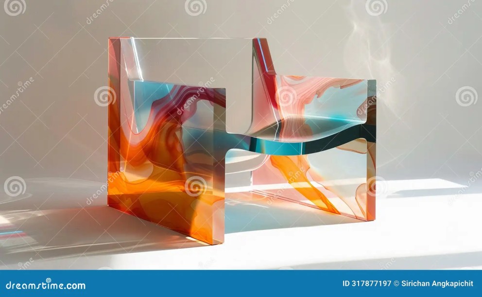 Aesthetic acrylic chair