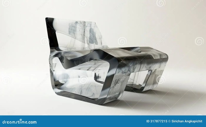 Aesthetic acrylic chair