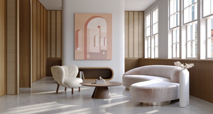 Modern aesthetic couch