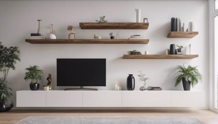 Aesthetic floating shelves