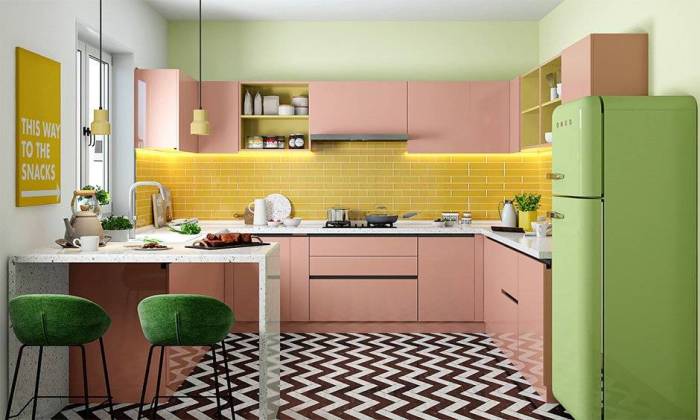 Aesthetic pink cabinet