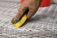 Rattan aesthetic furniture