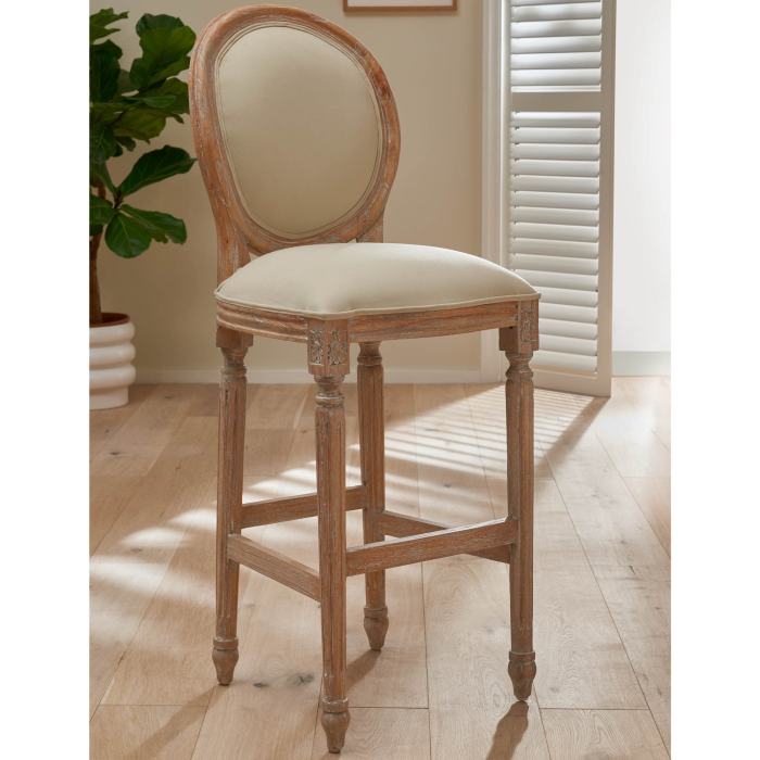 Chic aesthetic bar stool