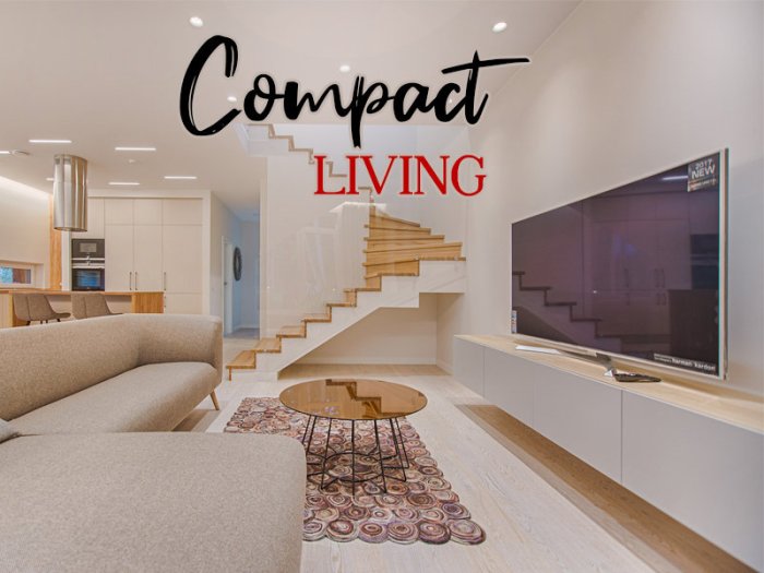 Compact living room furniture